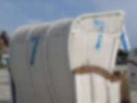 Strandkorb an der Ostsee