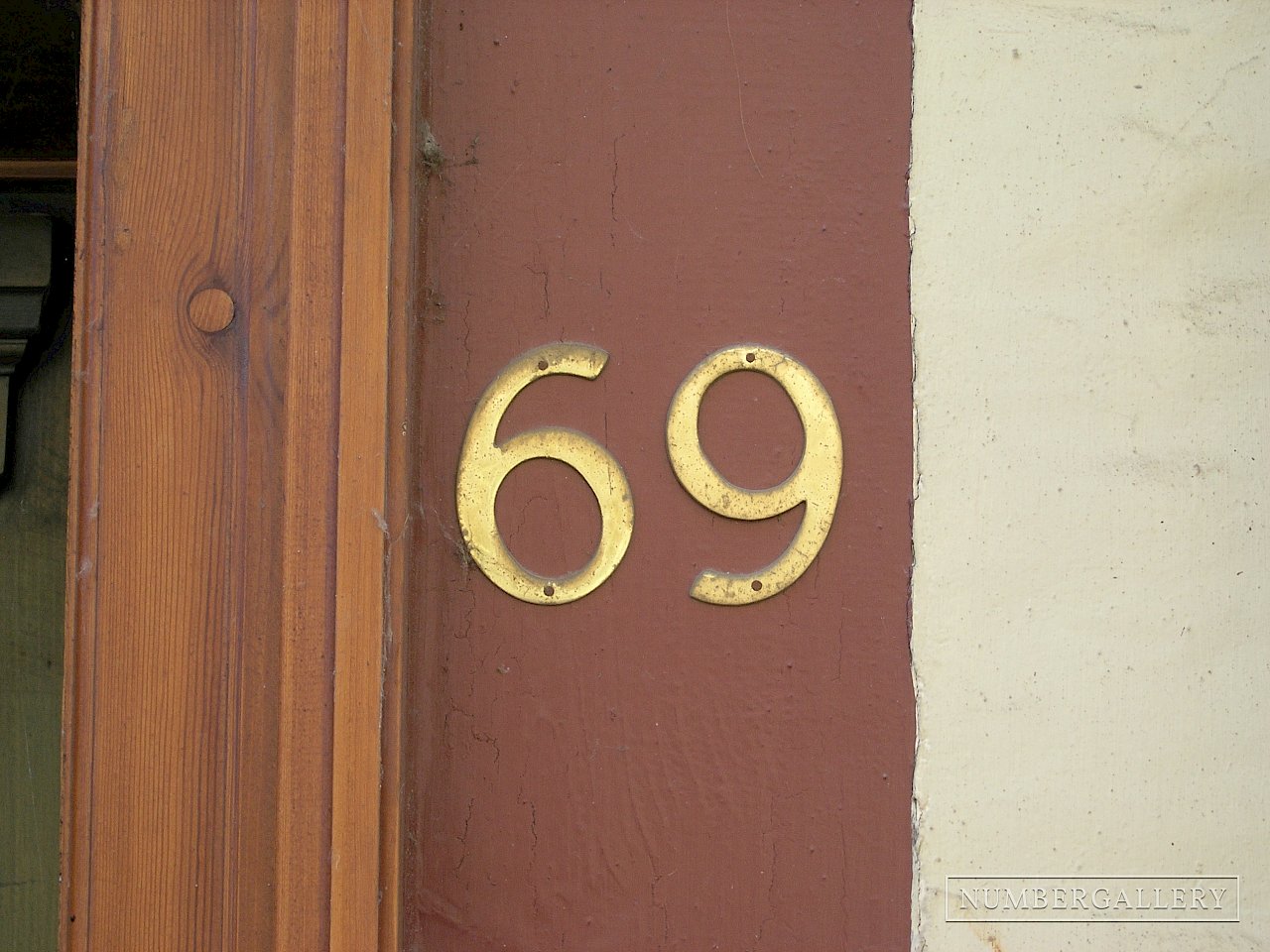 Hausnummer in Quedlinburg