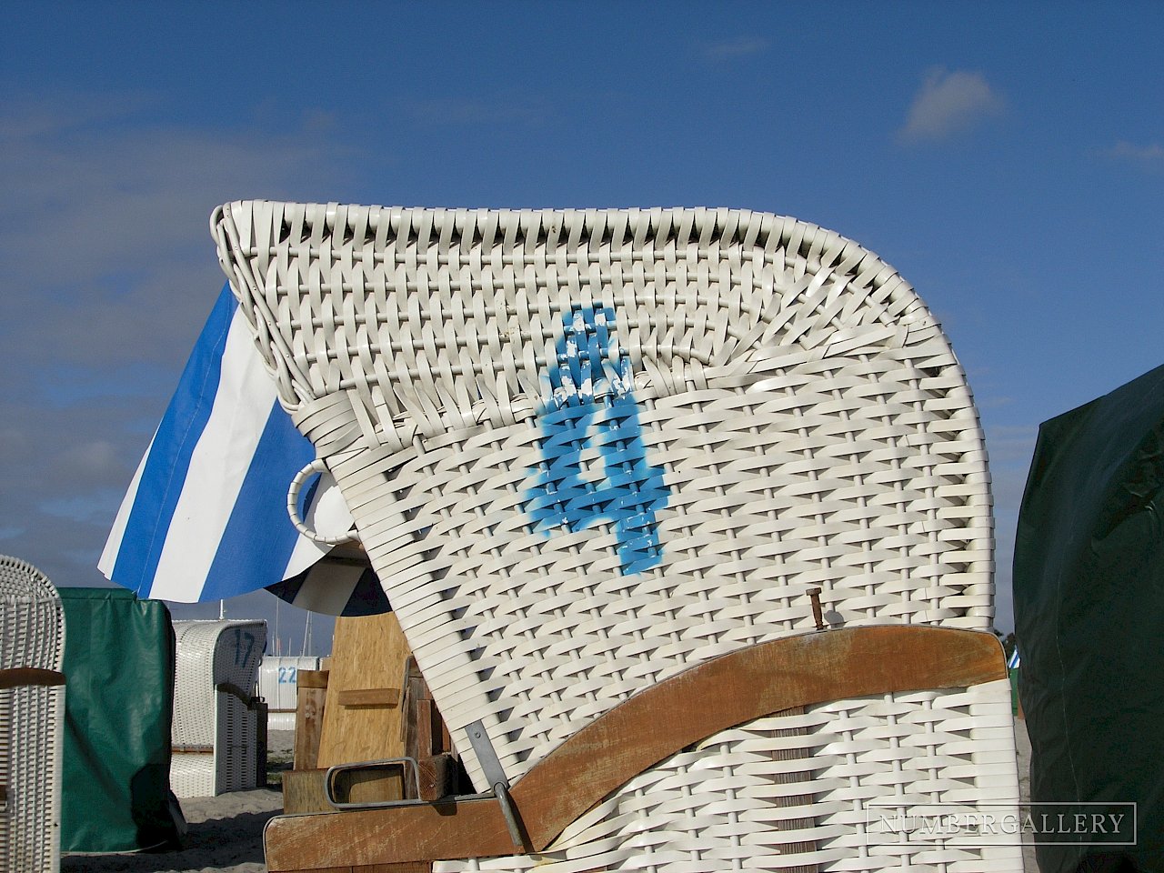 Strandkorb an der Ostsee