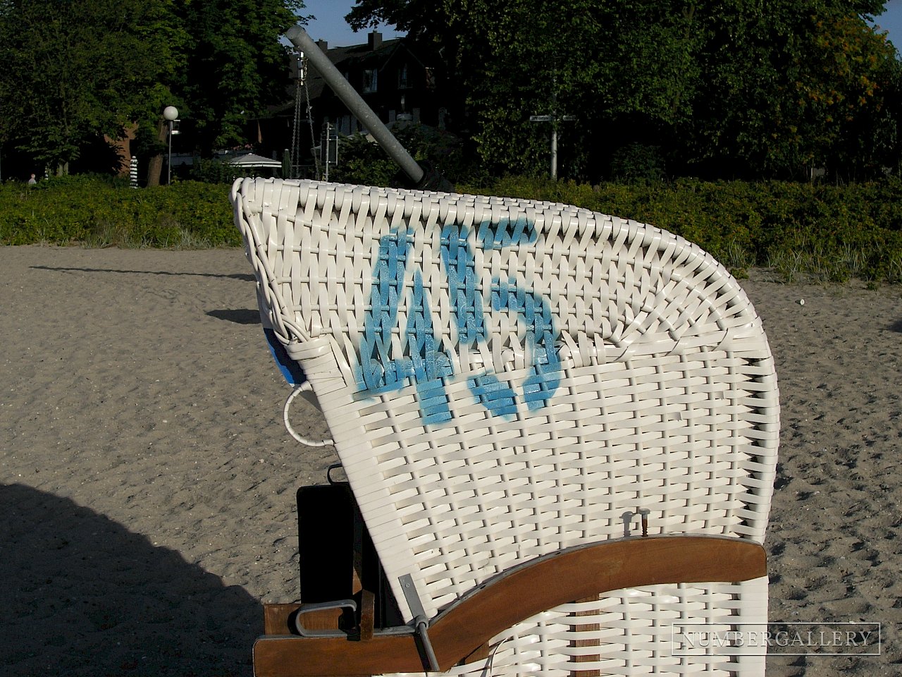 Strandkorb an der Ostsee