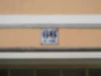 Hausnummer in Potsdam