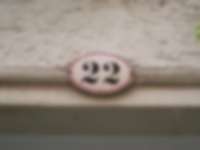 Hausnummer in Konstanz