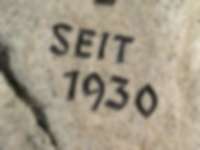 Jahreszahl an der Ostsee