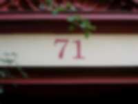 Österreichische Hausnummer in Hamburg