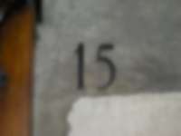 Zierliche Hausnummer in Genf