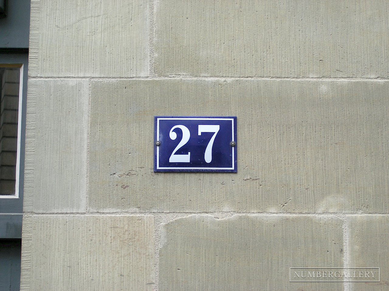 Hausnummer in Genf / Genève