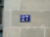 Hausnummer in Genf / Genève