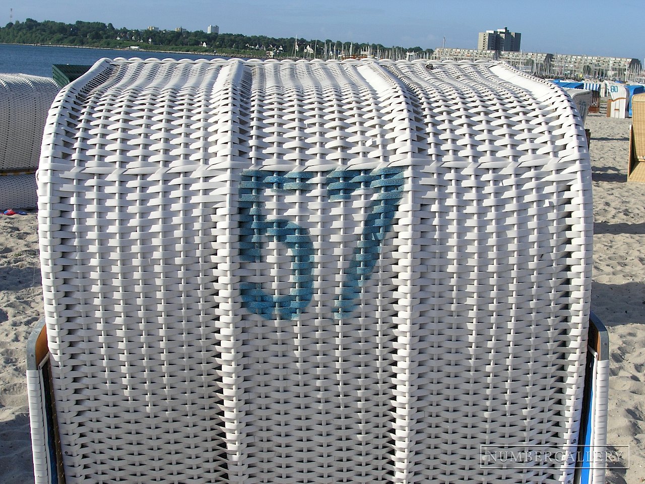 Strandkorb an der Ostsee