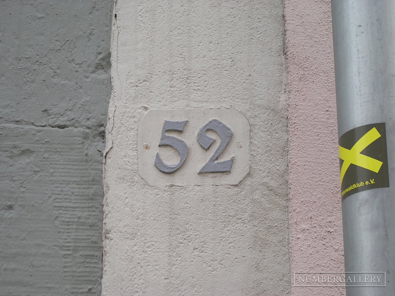 Hausnummer in Ladenburg