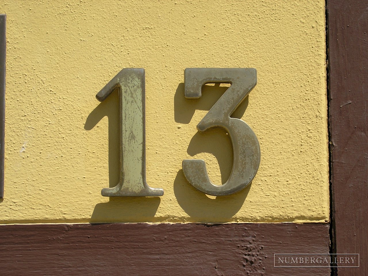 Hausnummer in Quedlinburg