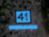 Markierung in den Dolomiten