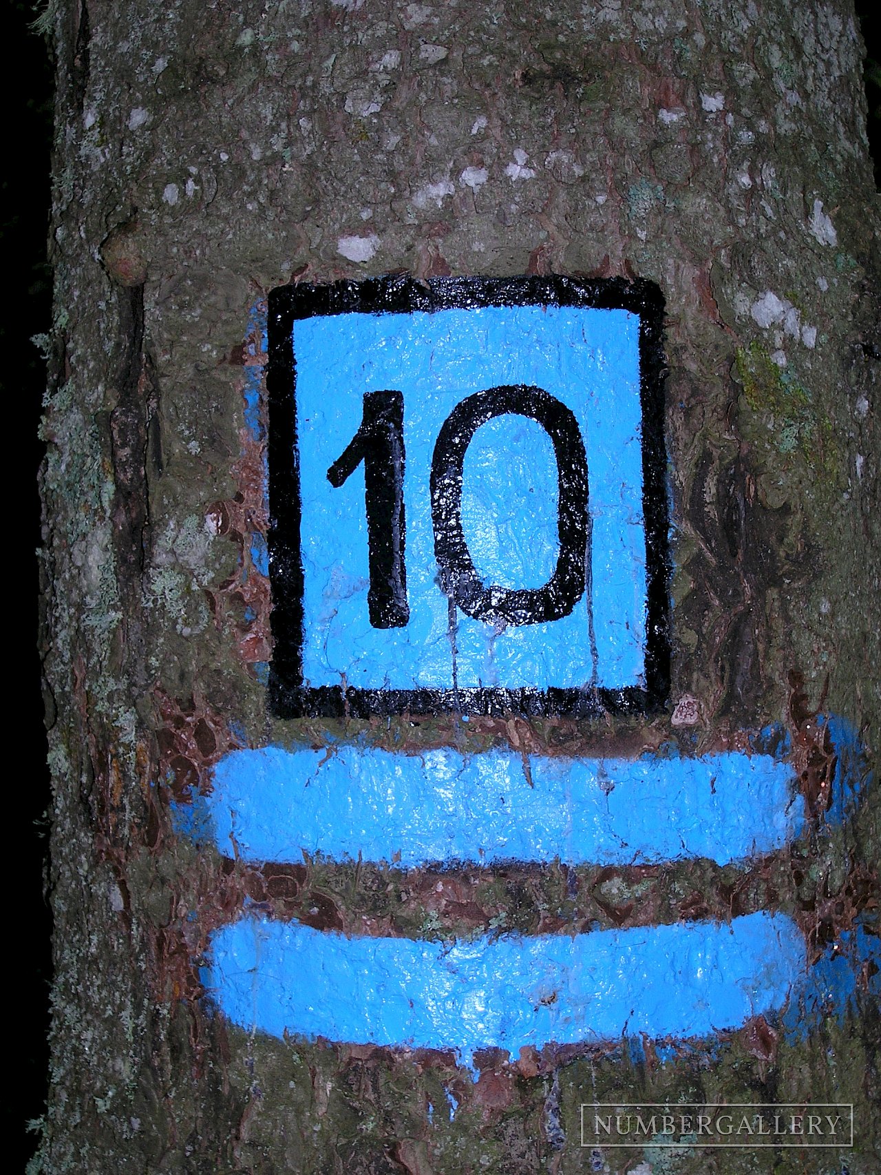 Markierung in den Dolomiten