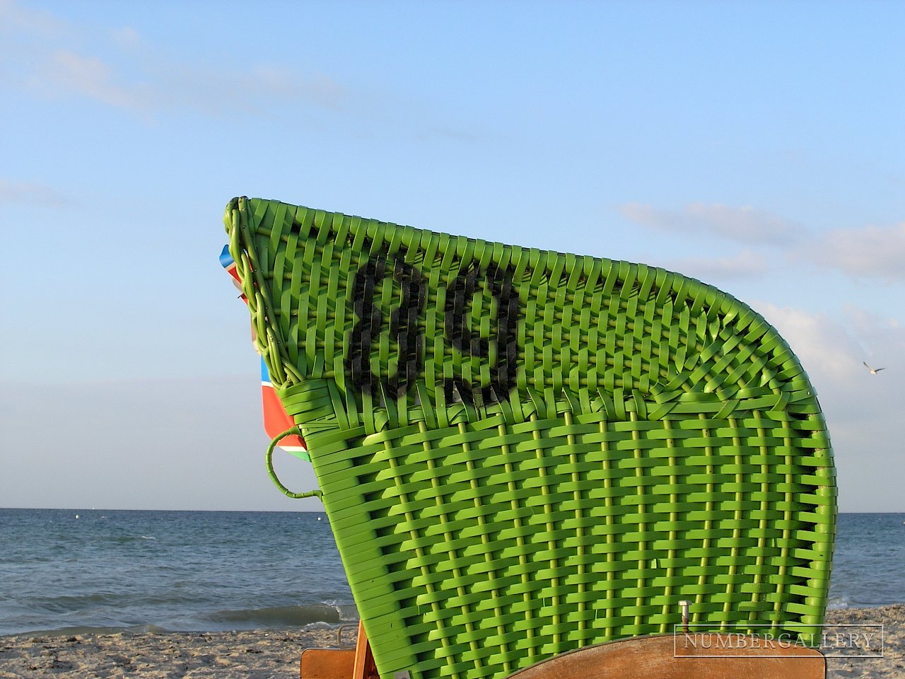 Strandkorb an der Ostsee