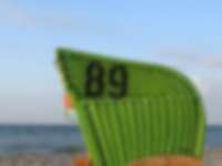 Strandkorb an der Ostsee