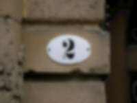 Hausnummer in Altenburg