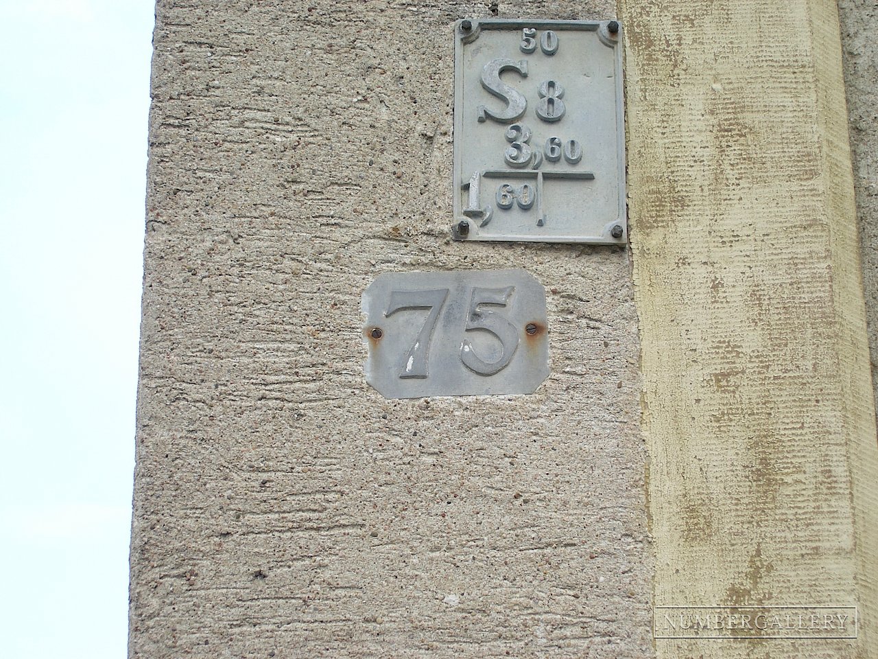 Hausnummer in Ladenburg