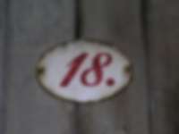 Hausnummer in Zittau