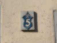 Wappen-Hausnummer in Freinsheim