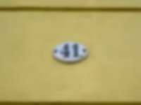 Hausnummer in Altenburg