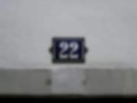 Hausnummer in Zürich