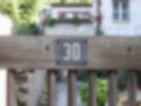 Gartentor-Hausnummer in Bautzen