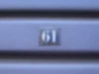 Hausnummer in Hamburg