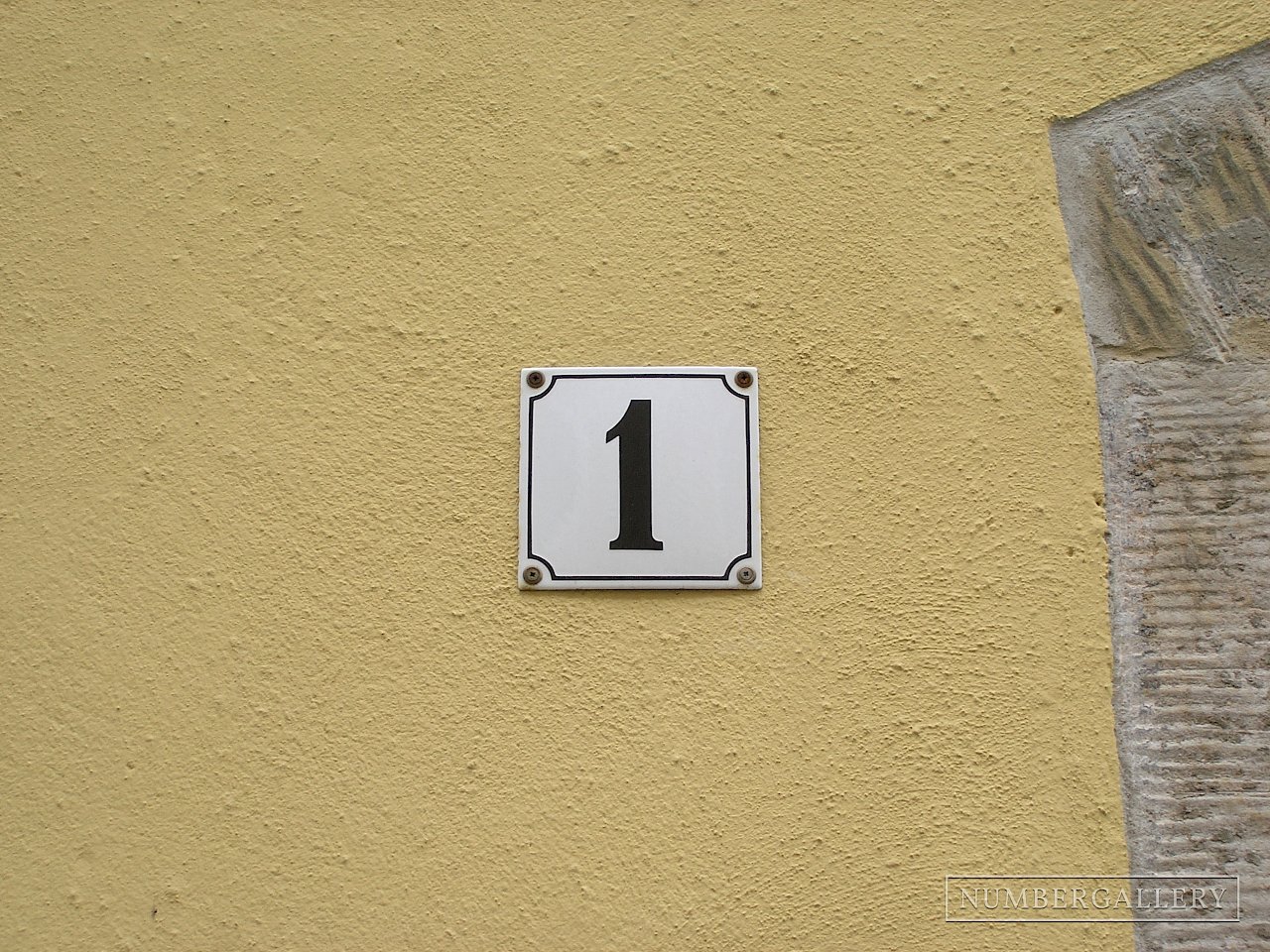 Hausnummer in Freiberg