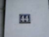 Hausnummer in Hamburg