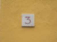 Hausnummer in Augsburg