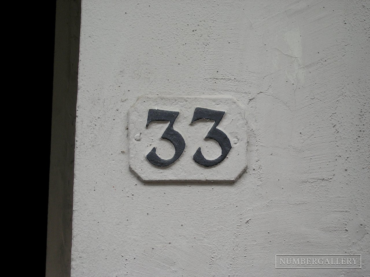 Hausnummer in Ladenburg