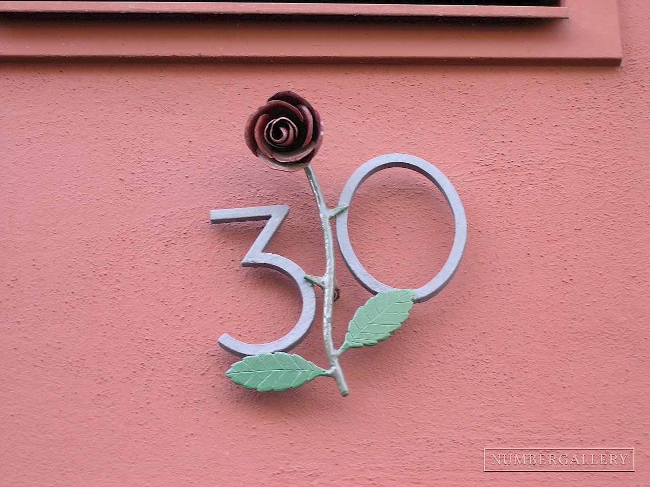 30 mit Rose