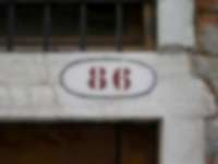 Hausnummer in Venedig / Venice