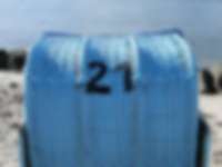 Strandkorb an der Ostsee