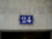 Hausnummer in Genf / Genève