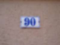 Hausnummer in Villingen