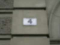 Hausnummer in Bern
