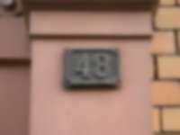 Hausnummer in Mainz