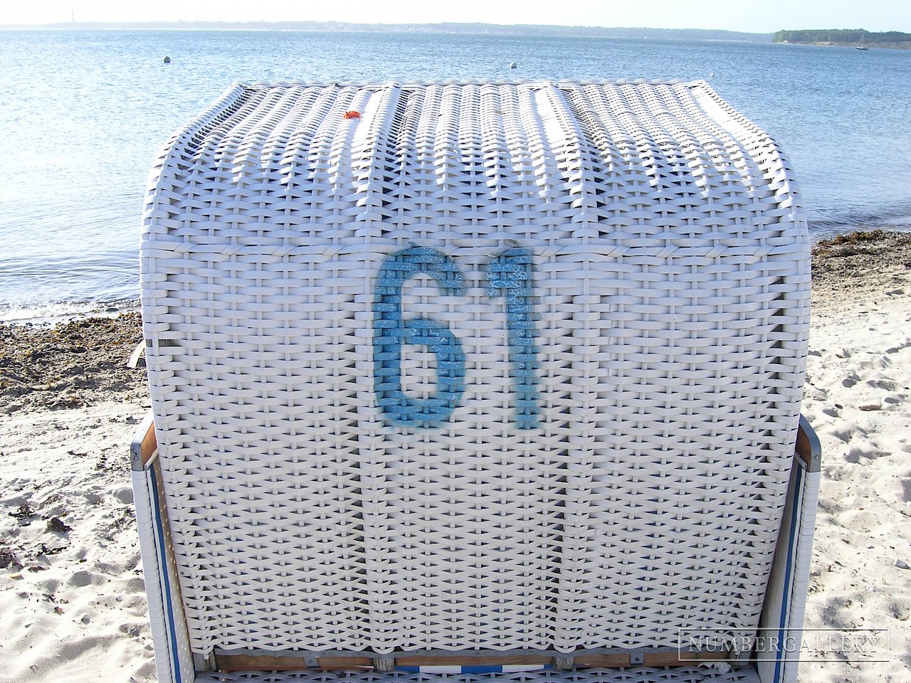 Strandkorb an der Ostsee