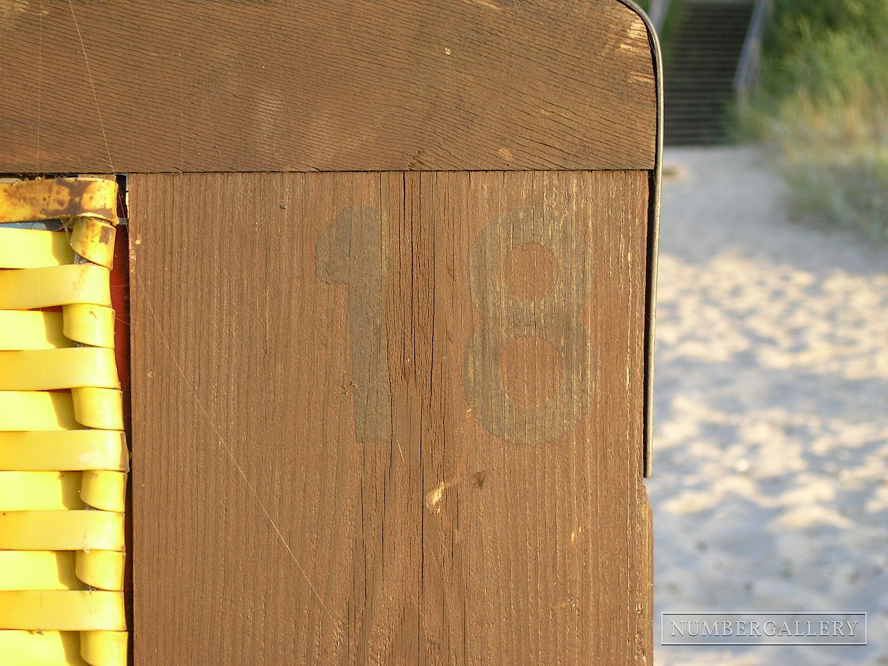 Strandkorb an der Ostsee