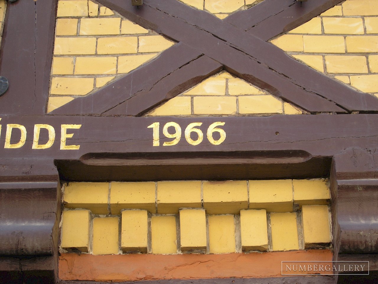 Fachwerk-Jahreszahl in Quedlinburg