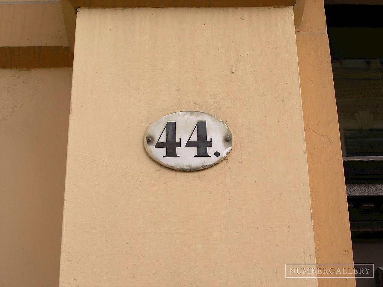 Hausnummer in Dresden