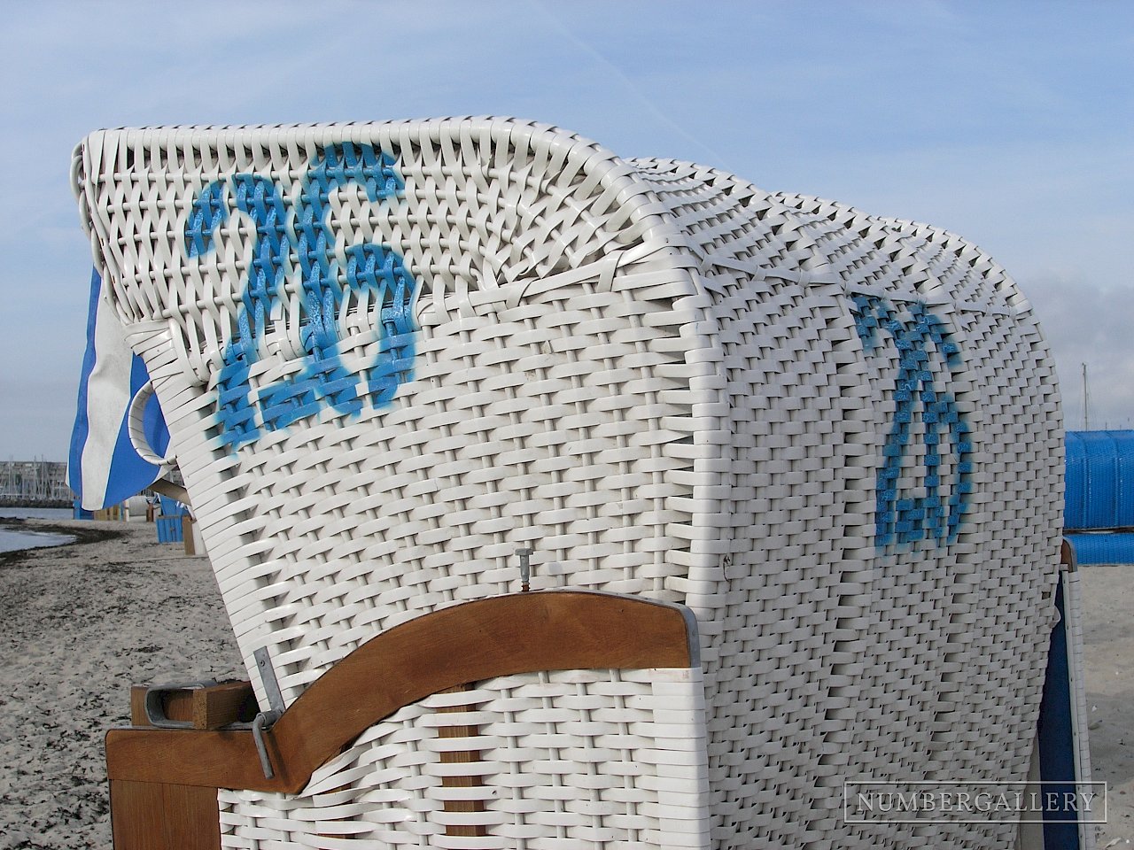 Strandkorb an der Ostsee