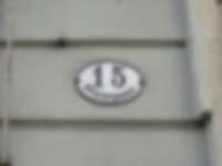 Hausnummer in Luzern