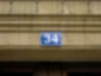 Hausnummer in Neuchâtel / Neuenburg