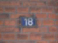 Hausnummer in Hamburg