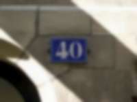 Hausnummer in Genf / Genève