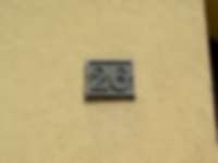 Hausnummer in Yverdon