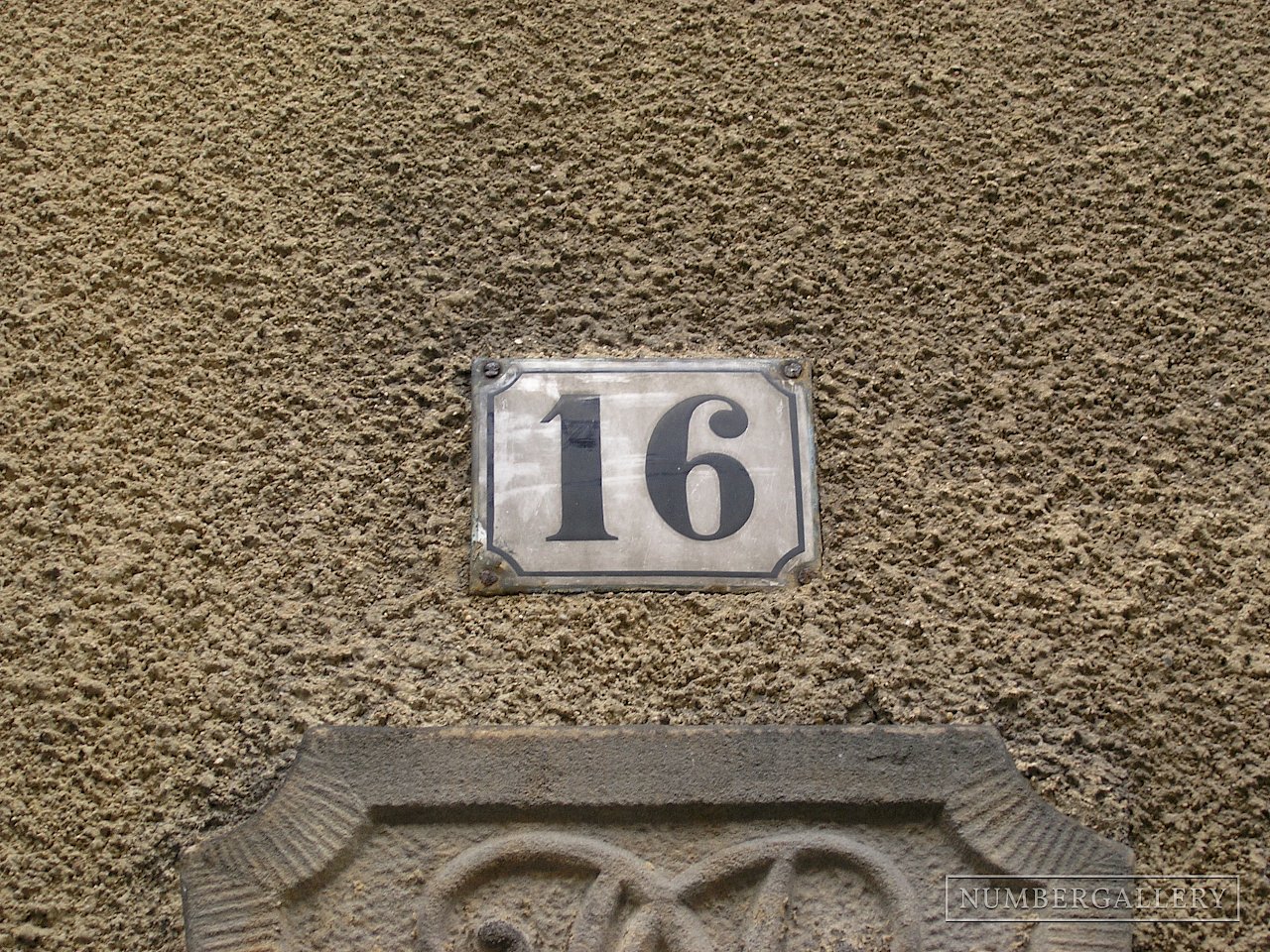 Hausnummer in Freiberg