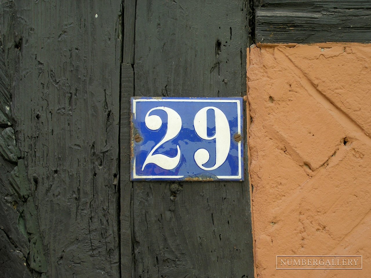 Hausnummer in Quedlinburg