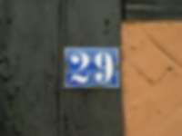 Hausnummer in Quedlinburg